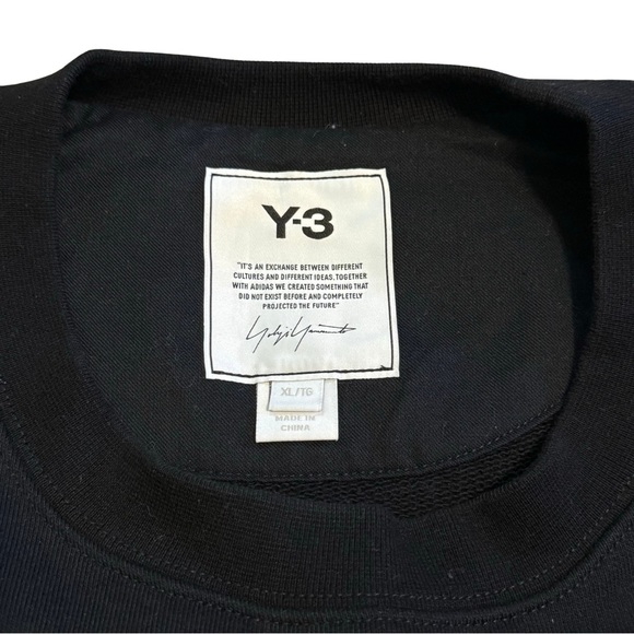 🔥🔥Y-3 Yohji Yamamoto Adidas 3 Stripe Crewneck Sweater - Picture 6 of 8